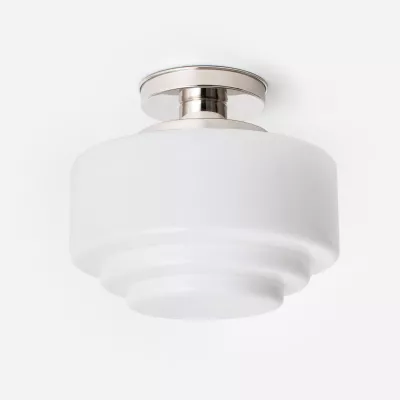 Deckenlampe Gestuft Ø 25 20's Nickel