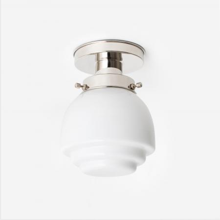 Deckenlampe Gispen Plain 20's Nickel