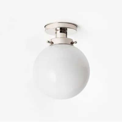 Deckenlampe Globe Ø 20 20's Nickel