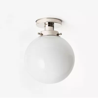 Deckenlampe Globe Ø 25 20's Nickel