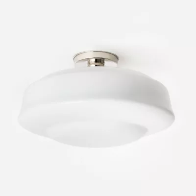 Deckenlampe Saucer 20's Nickel