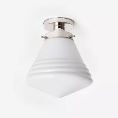 Deckenleuchte School de Luxe Medium 20's Nickel