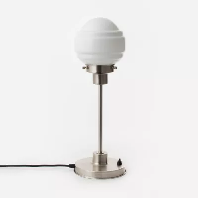 Schlanke Tischlampe Polkadot 20's Messing