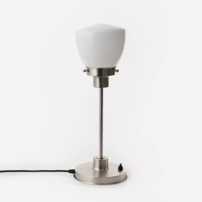 Schlanke Tischlampe Schoolbol Small 20's Messing