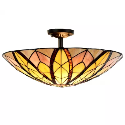 Tiffany Deckenleuchte in Blütenform