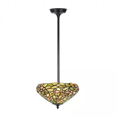 Tiffany up-light Pendelleuchte Settle Down