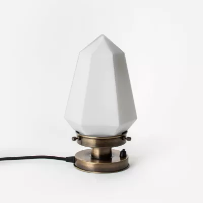 Tischlampe Brilliant 20's Mattes Nickel