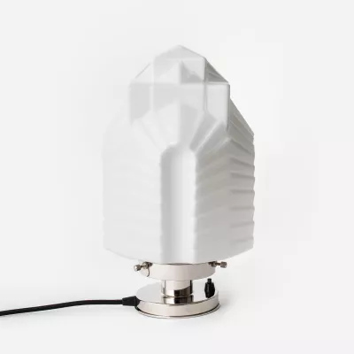 Tischlampe Chrysler 20's Mattnickel