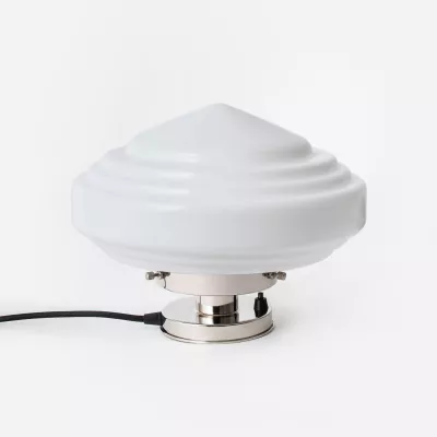 Tischlampe Deco Punt 20er mattiertes Nickel