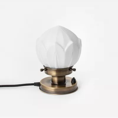 Tischlampe Lotus 20's Mattnickel