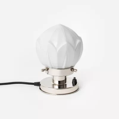 Tischlampe Lotus 20's Mattnickel