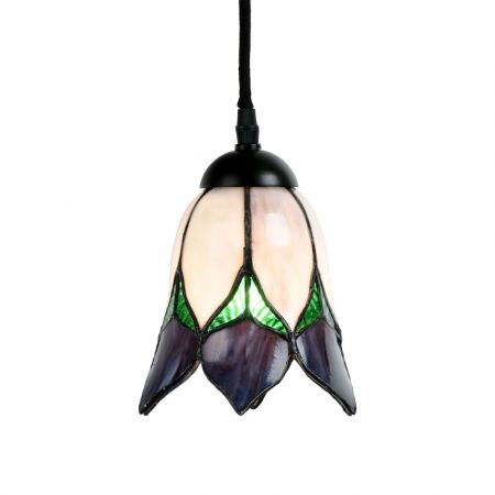 Tiffany Kronleuchter Lovely Flower Purple 3