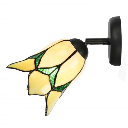 Tiffany Spot bronze mit Lovely Flower Yellow