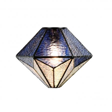 Tiffany Einzeln Glasschirm Akira Blue