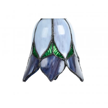 Tiffany Separates Glasschirm  Lovely Flower Purple