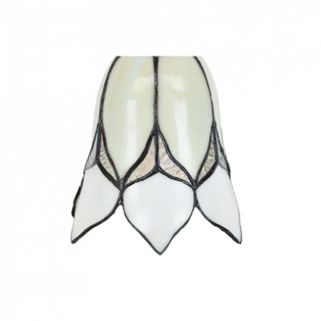 Tiffany Glasschirm Lovely Flower White