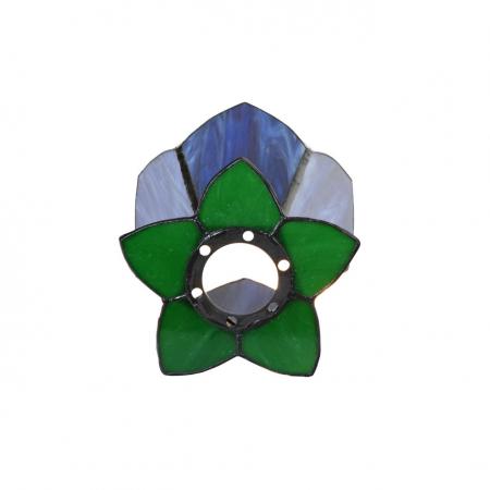 Tiffany Separates Glasschirm Blue Lotus