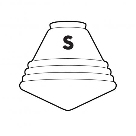 Glas School de Luxe Small Fassung 8cm