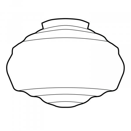Glasschirm Alphonse Fassung 10cm