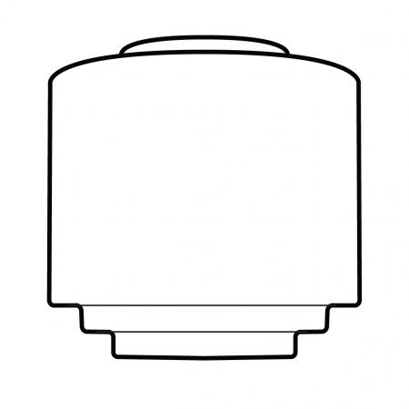 Glasschirm Stepped Cylinder Large Fassung 12cm