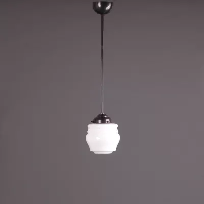 Hängelampe Flower Bud  Armatur Kantig in Nickel