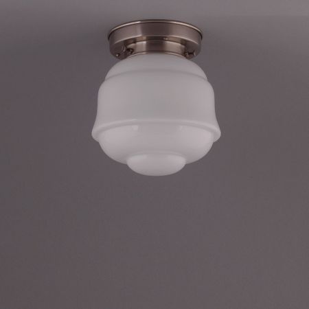 Deckenlampe Frontier Deckenplatte Kantig  in Nickel Matt