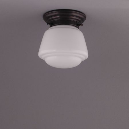 Deckenlampe High Button Deckenplatte Gerundet  in Nickel