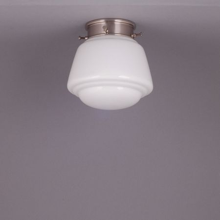 Deckenlampe High Button Deckenplatte Recht  in Nickel