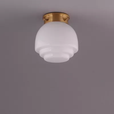 Deckenlampe Deco Plain Deckenplatte Recht  in Messing