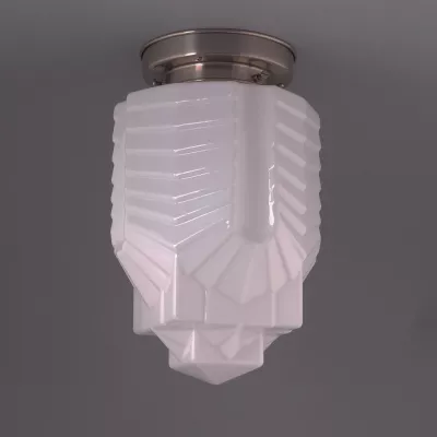 Deckenlampe Chrysler Deckenplatte Kantig  in Messing