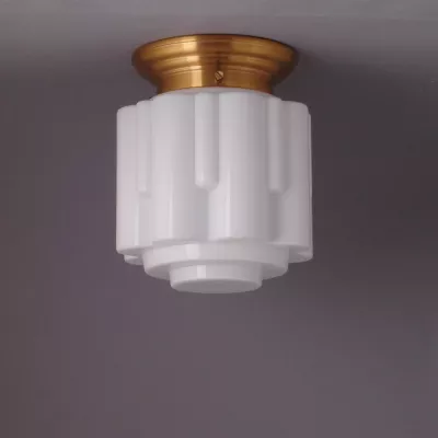 Deckenlampe Circle Deckenplatte Gerundet  in Messing