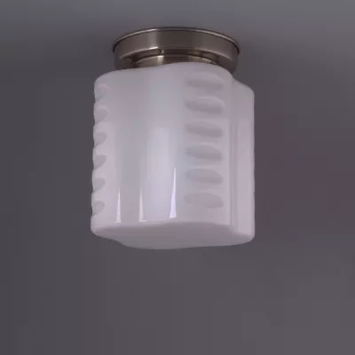 Deckenlampe De Klerk Deckenplatte Kantig  in Messing