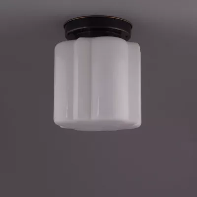 Deckenlampe Kramer Deckenplatte Kantig  in Messing