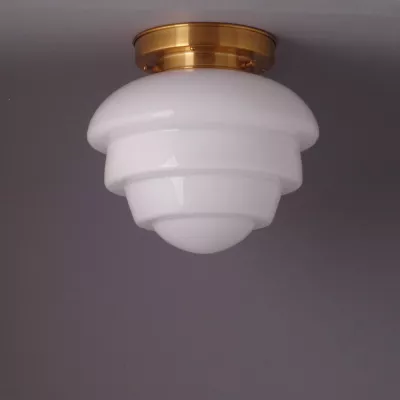Deckenlampe Citrus Small Deckenplatte Kantig  in Bronze