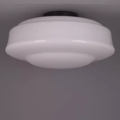 Deckenlampe Saucer Deckenplatte Recht  in Nickel Matt