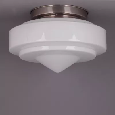 Deckenlampe Pointy Stairs Deckenplatte Kantig  in Messing