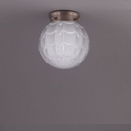 Deckenlampe Artichoke Deckenplatte Recht  in Nickel Matt