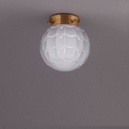 Deckenlampe Artichoke Deckenplatte Recht  in Messing