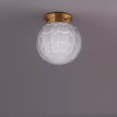 Deckenlampe Artichoke Deckenplatte Recht  in Messing