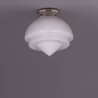 Deckenlampe Small Pointy  Deckenplatte Recht  in Nickel