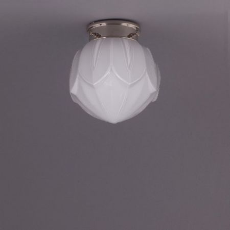 Deckenlampe Lotus Deckenplatte Recht  in Nickel