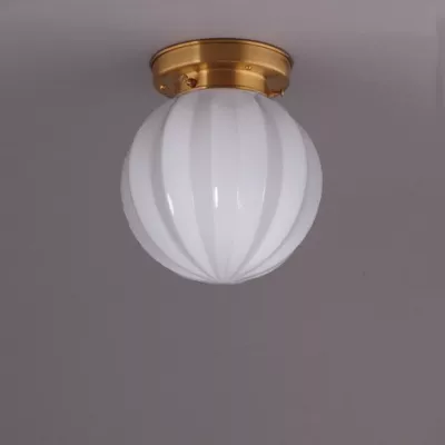 Deckenlampe Carambola Deckenplatte Kantig  in Messing