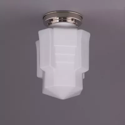 Deckenlampe Apollo Deckenplatte Kantig  in Nickel
