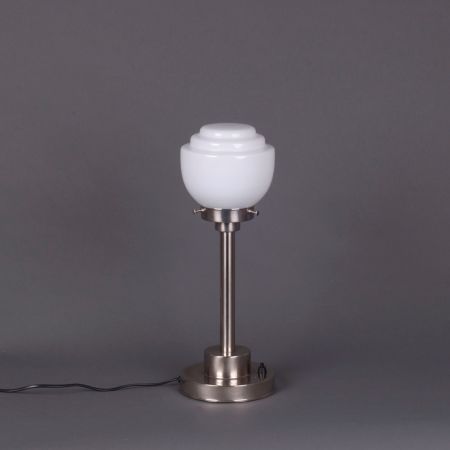 Tischlampe Deco Plain Armatur kantig  in Nickel