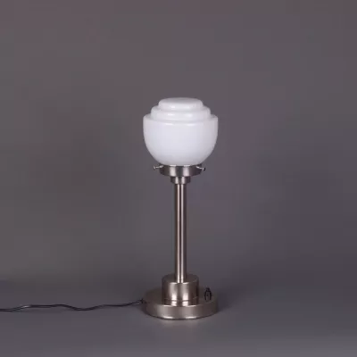 Tischlampe Deco Plain Armatur kantig  in Nickel