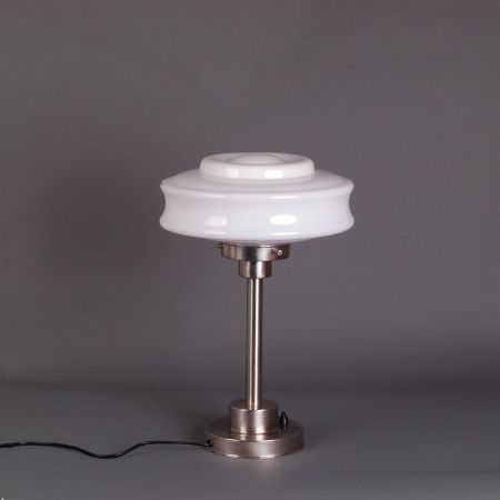 Tischlampe Bing Armatur Kantig  in Nickel Matt