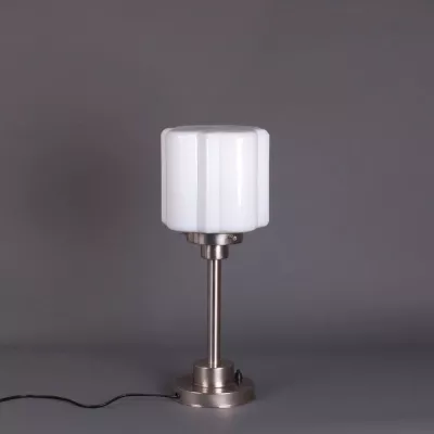 Tischlampe Kramer  Armatur Kantig  in Nickel