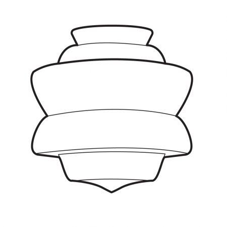 Hängelampe Small Top  Armatur Gerundet in Nickel