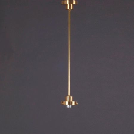 Hängelampe Deco Plain Armatur Kantig in Messing