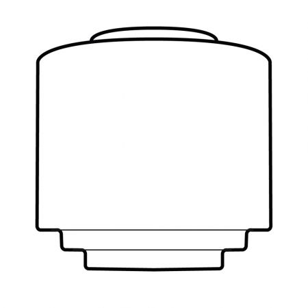 Hängelampe Stepped Cylinder Large Armatur Gerundet in Nickel Matt